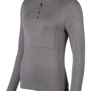 Polo mujer HKM Sports Equipment gris supersoft - Imagen 2